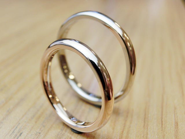愛知県知多郡　Kさん・Aさんの手作り指輪