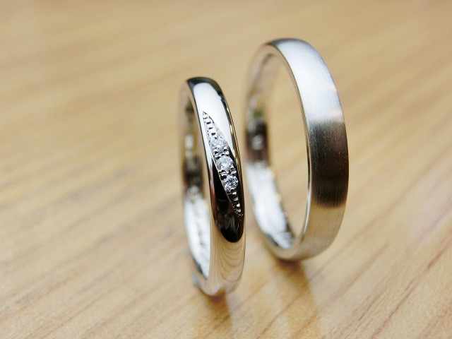 愛知県知多市　Kさん・Aさんの手作り指輪