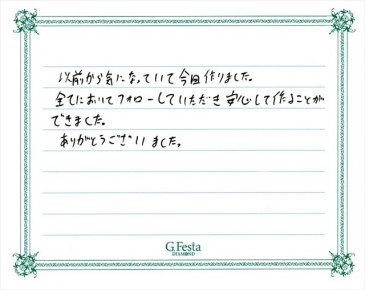 愛知県稲沢市　Tさんの声