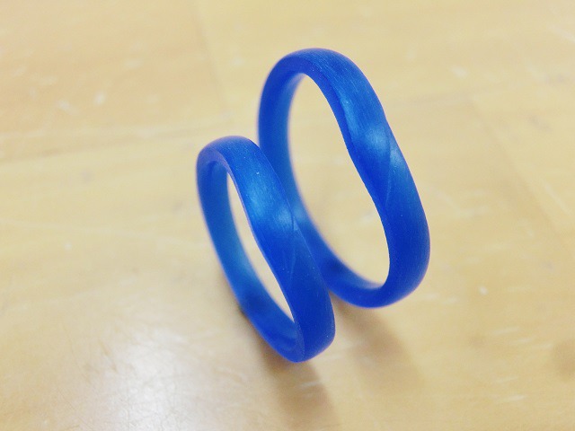 愛知県丹羽郡　Sさん・Yさんの指輪のワックス
