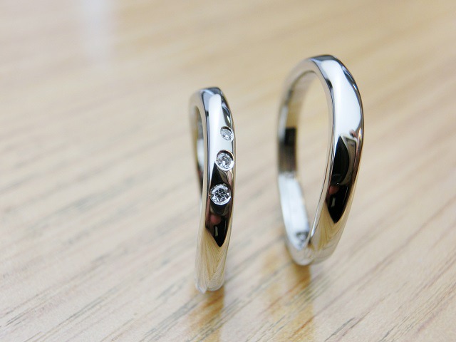 愛知県碧南市　Kさん・Mさんの手作り指輪