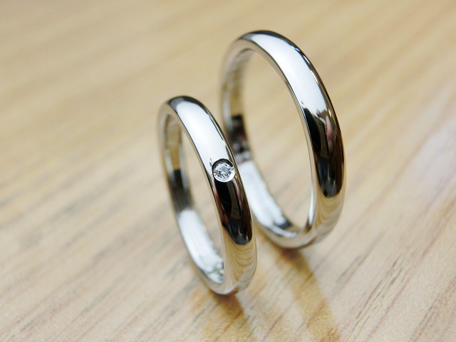 三重県伊賀市　Mさん・Yさんの手作り指輪