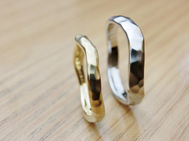 愛知県一宮市　Sさん・Mさんの手作り指輪