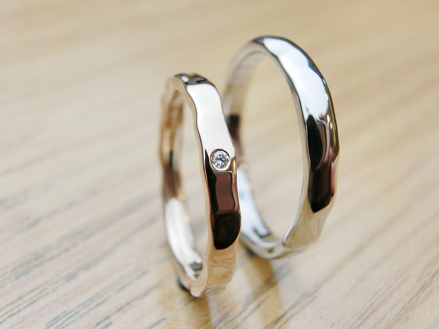 愛知県刈谷市　Hさん・Yさんの手作り指輪