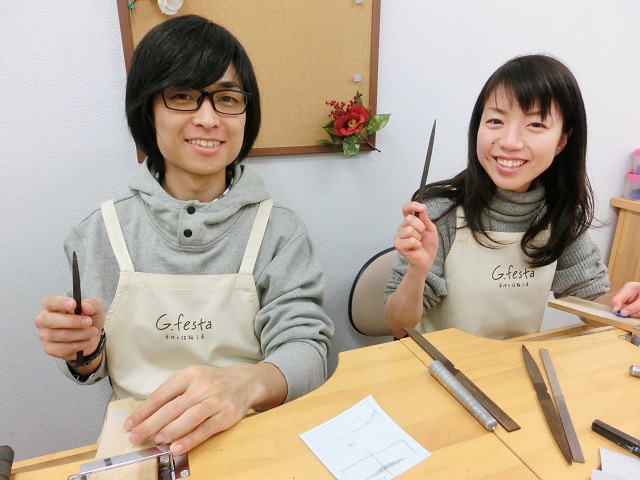 指輪を手作りした先輩カップル 愛知県岡崎市　Tさん・Yさん