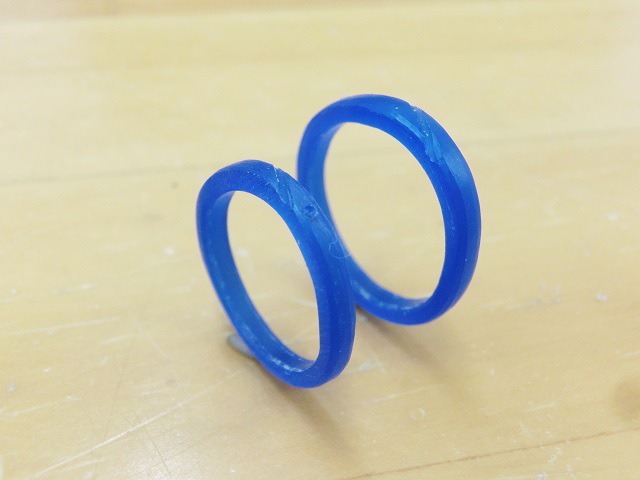 愛知県額田郡　Nさん・Sさんの指輪のワックス