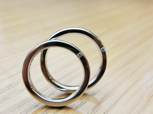 愛知県知多郡　Yさん・Aさんの手作り指輪