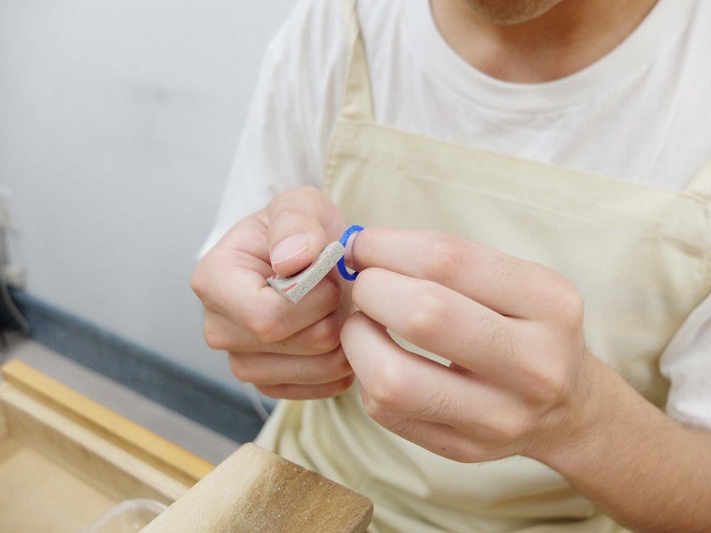 指輪を手作りした先輩カップル 愛知県名古屋市　Rさん