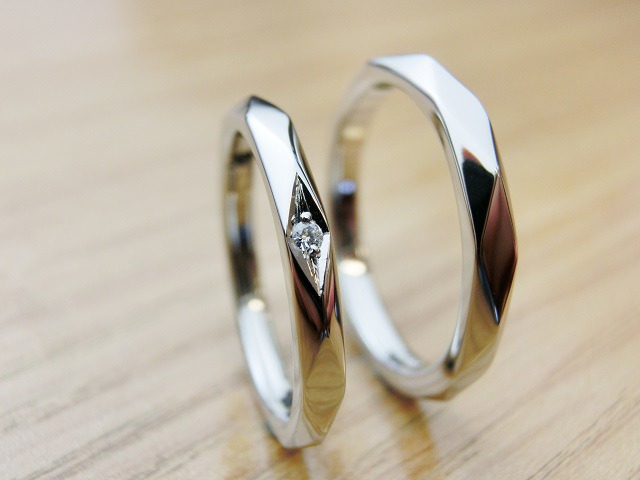 愛知県豊橋市　Hさん・Mさんの手作り指輪