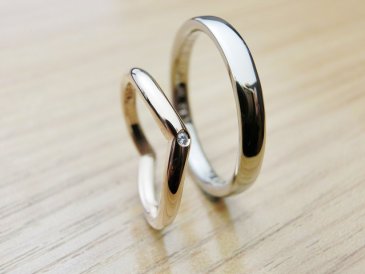 手作り指輪制作事例 愛知県豊明市　Yさん・Rさん