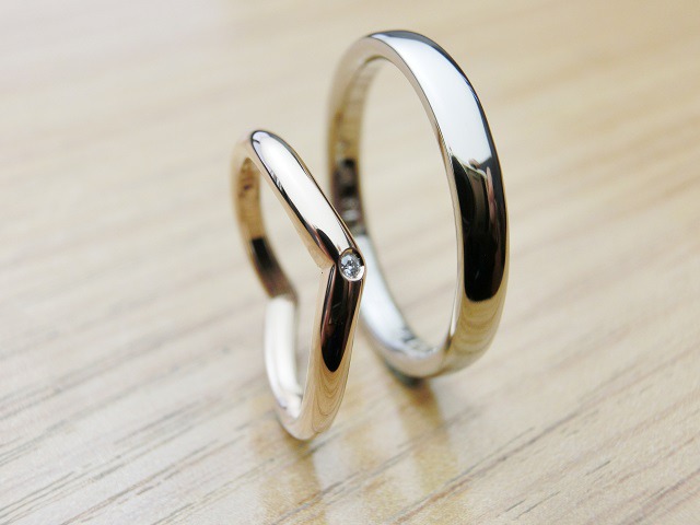愛知県豊明市　Yさん・Rさんの手作り指輪