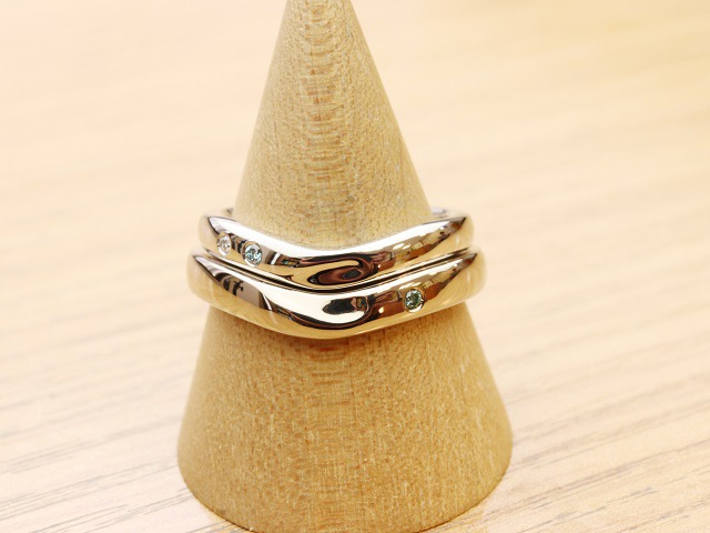 愛知県名古屋市　Tさん・Hさんの手作り指輪