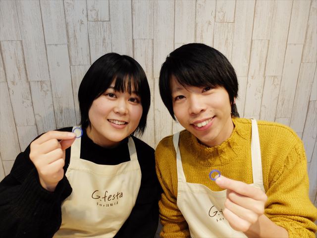指輪を手作りした先輩カップル 愛知県名古屋市 Tさん・Sさん