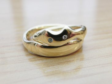 手作り指輪制作事例 愛知県名古屋市　Mさん・Sさん