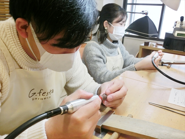 岐阜県岐阜市　Rさん・Yさんの指輪のワックス