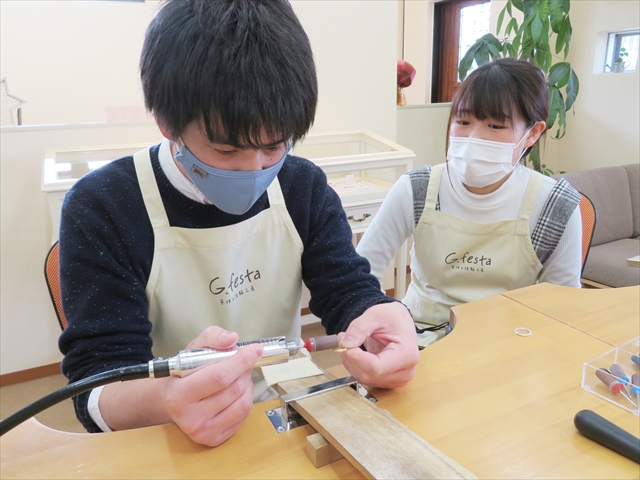 愛知県海部郡　Tさん・Aさんの指輪のワックス