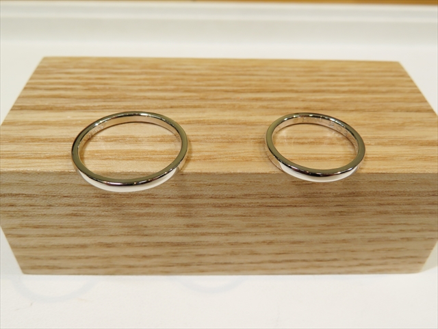 静岡県富士市　Rさん・Kさんの手作り指輪