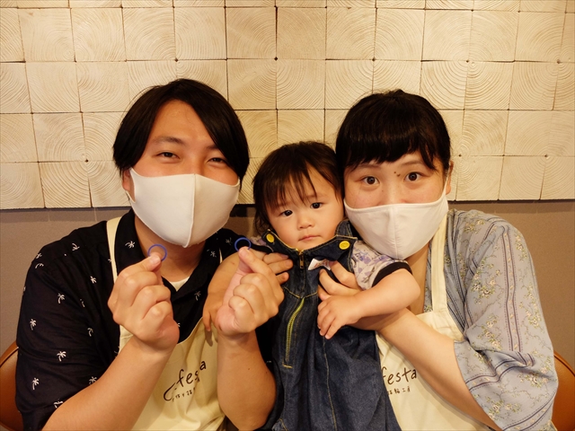 指輪を手作りした先輩カップル 愛知県名古屋市 Hさん・Aさん