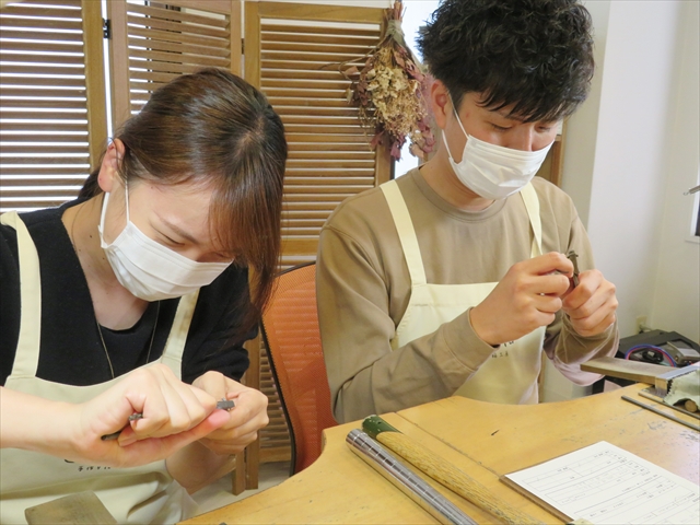 岐阜県岐南町　Rさん・Cさんの指輪のワックス