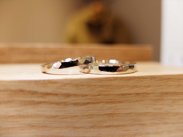 愛知県刈谷市　Kさん・Mさんの手作り指輪