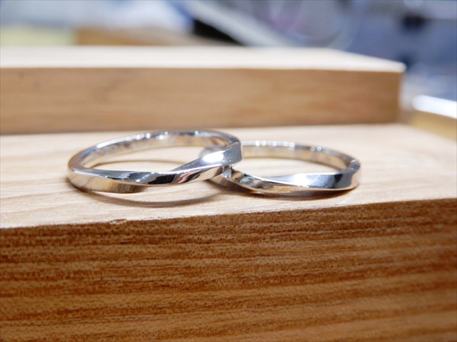 愛知県刈谷市　Sさん・Kさんの手作り指輪