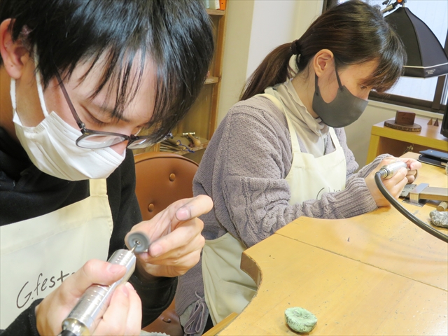 岐阜県羽島市　Rさん・Sさんの指輪のワックス