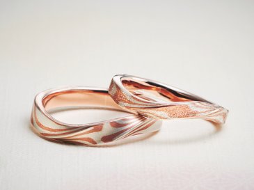 G.festaの手作り木目金リング