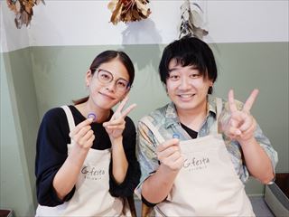 指輪を手作りした先輩カップル 愛知県愛西市　Aさん・Yさん