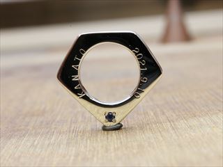 手作り指輪制作事例 愛知県安城市　Sさん・Sさん・Kさん