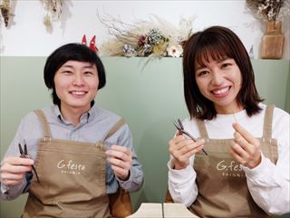 指輪を手作りした先輩カップル 愛知県岡崎市　Rさん・Yさん