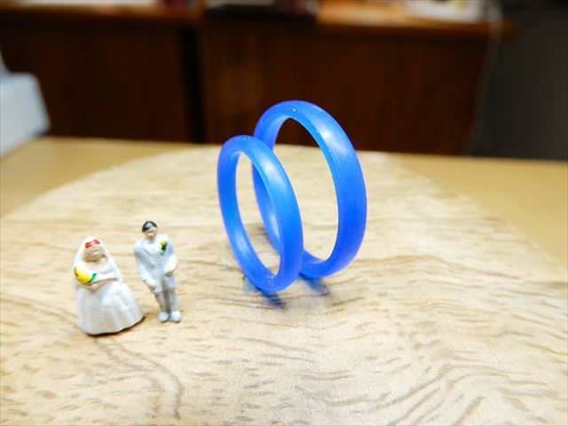 愛知県名古屋市　Yさん・Mさんの指輪のワックス