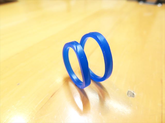 静岡県磐田市　Kさん・Sさんの指輪のワックス