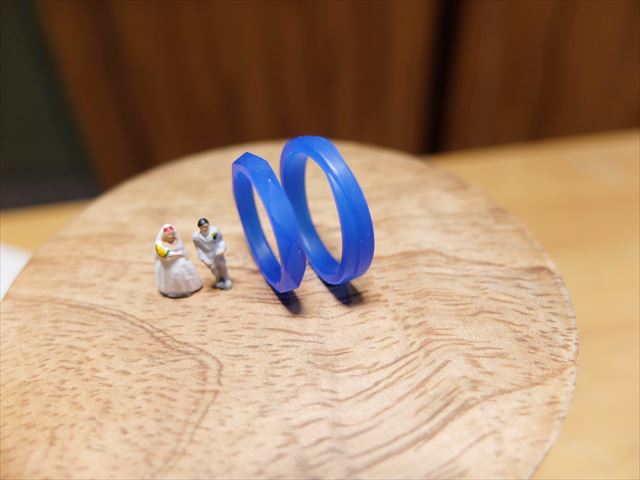 愛知県名古屋市　Fさん・Sさんの指輪のワックス