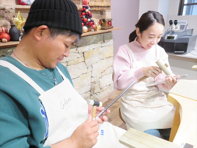 岐阜県羽島市　Sさん・Mさんの指輪のワックス