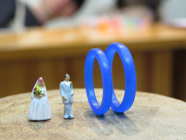 愛知県田原市　Ｙさん・Ｅさんの指輪のワックス