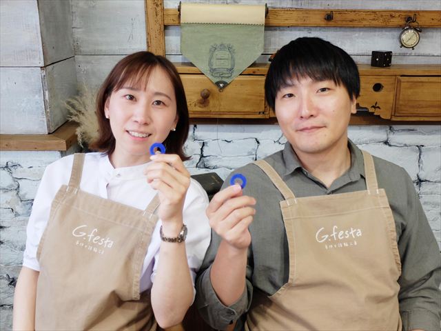 指輪を手作りした先輩カップル