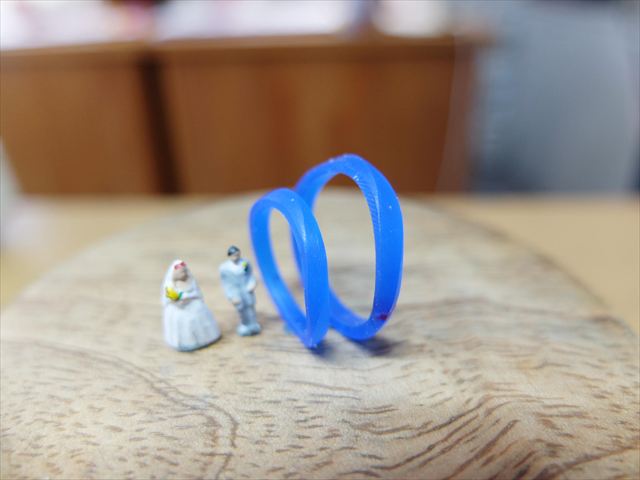 愛知県名古屋市　Ｙさん・Ｍさんの指輪のワックス