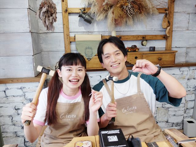 指輪を手作りした先輩カップル 愛知県名古屋市　Ｈさん・Ｒさん
