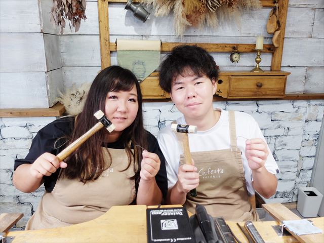 指輪を手作りした先輩カップル 静岡県浜松市　Ｓさん・Ａさん