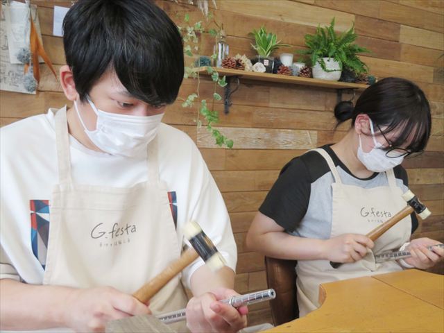 三重県四日市　Yさん・Hさんの指輪のワックス