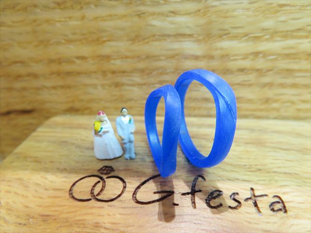 岐阜県各務原市　Yさん・Aさんの指輪のワックス