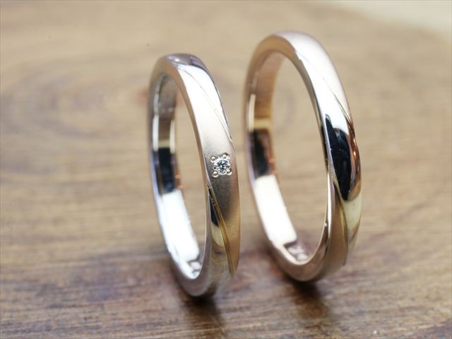 岐阜県土岐市　ＫさんＹさんの手作り指輪