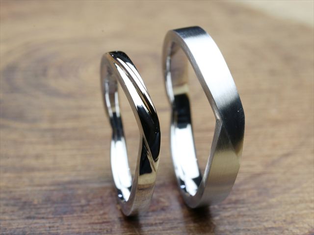 静岡県磐田市　Hさん・Sさんの手作り指輪