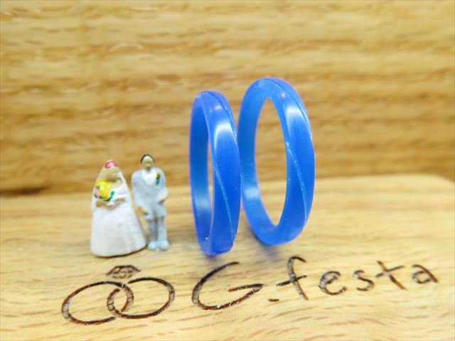 岐阜県土岐市　ＫさんＹさんの指輪のワックス