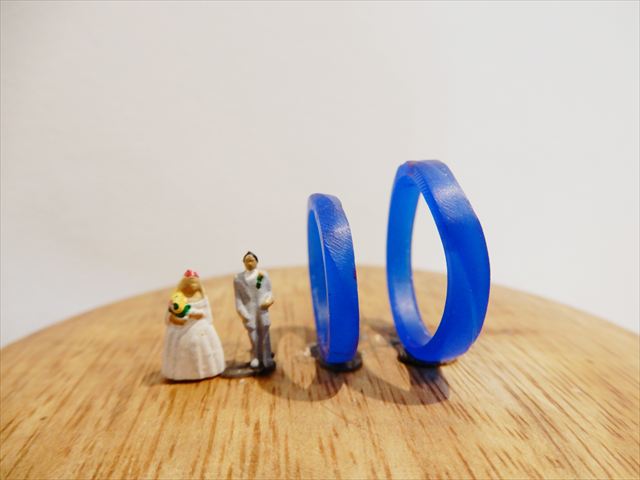 愛知県豊田市　Yさん・Mさんの指輪のワックス