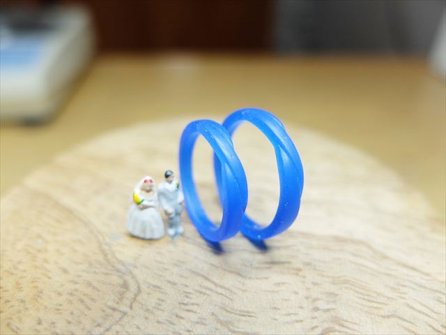 愛知県高浜市　Yさん・Nさんの指輪のワックス