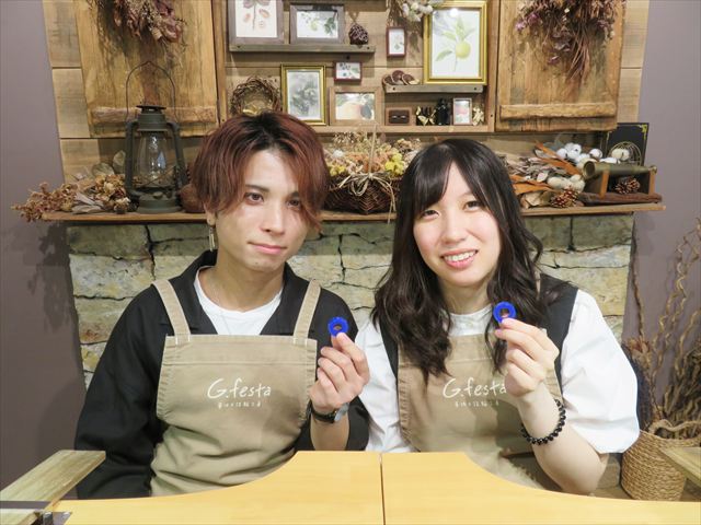 指輪を手作りした先輩カップル 岐阜県各務原市　Yさん・Aさん