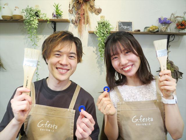 指輪を手作りした先輩カップル 静岡県浜松市　Rさん・Mさん