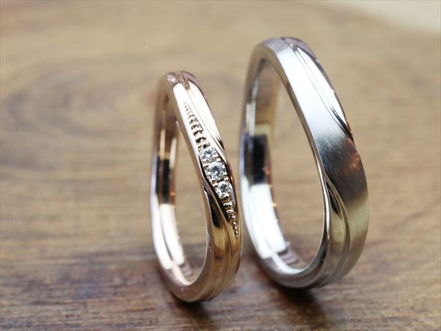 静岡県湖西市　ＴさんＭさんの手作り指輪