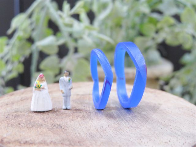 静岡県磐田市　Hさん・Sさんの指輪のワックス